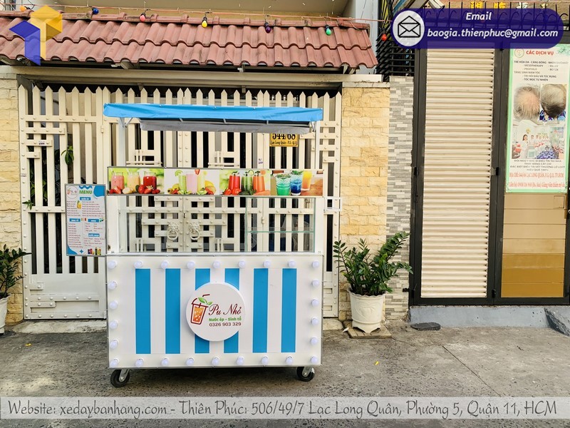 Địa chỉ làm xe sắt bán nước ép trái cây theo yêu cầu uy tín